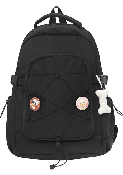 Yeni Okul Çantası Kadın Kore Baskı Küçük Taze Lise Üniversite Öğrencileri Sırt Çantası Kampüs Çift Rüzgar Sen Sistemi Basit Omuzlar Sırt Çantaları (Yurt Dışından)