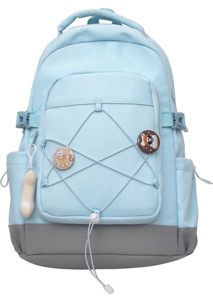 Yeni Okul Çantası Kadın Kore Baskı Küçük Taze Lise Üniversite Öğrencileri Sırt Çantası Kampüs Çift Rüzgar Sen Sistemi Basit Omuzlar Sırt Çantaları (Yurt Dışından)