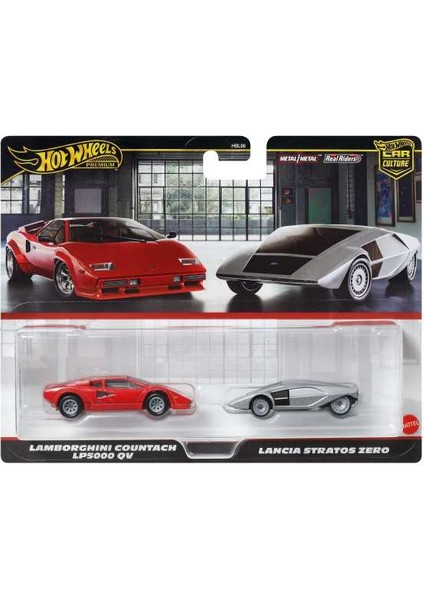 2'li̇ Premi̇um Araba Seti̇ Lamborghini Countach ve Lancia Stratos Zero JBL02 fiyatları