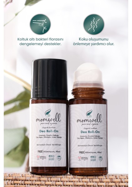 Organik Deo Roll-on 50ml modelleri
