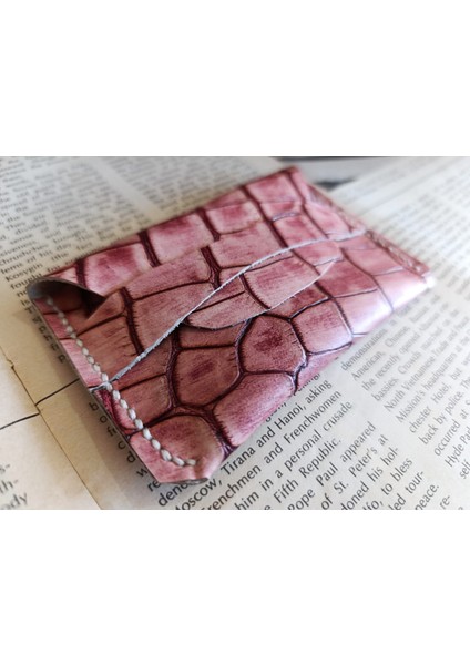 Tamamen El Emeği Hakiki Deri Minimalist Cüzdan Kartlık ( 11X6.5CM) Xx7 fiyatları