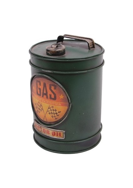 Dekoratif Metal Yakıt Bidonu Kumbaralı Biblo fiyatları