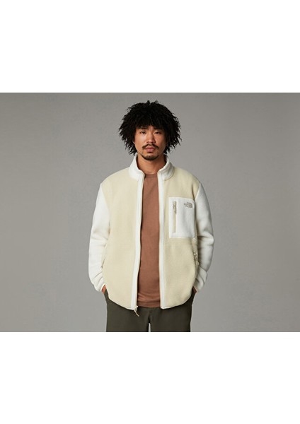 M Yumiori Full Zip Erkek Outdoor Polar Ceket NF0A883RFR01 Gri indirimleri