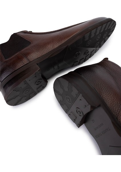 Erkek Hakiki Deri Taba Klasik Bot 987 252 Erk Bot SK25-26 Taba Fltr indirimleri