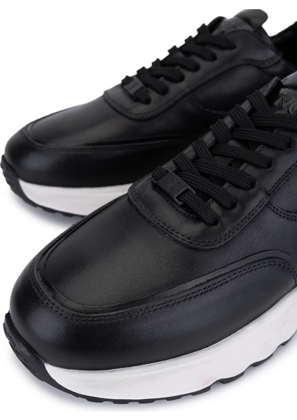 Erkek Hakiki Deri Siyah Sneakers & Spor Ayakkabı 298 3133-8226 Erk Ayk SK25-26 Sıyah modelleri