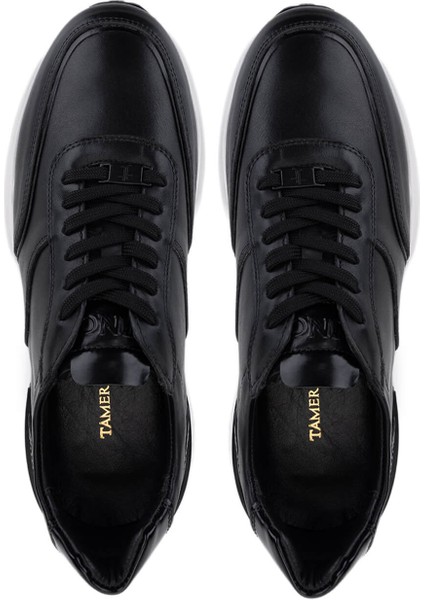 Erkek Hakiki Deri Siyah Sneakers & Spor Ayakkabı 298 3133-8226 Erk Ayk SK25-26 Sıyah indirimleri