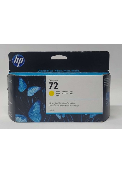 Hp 72 C9373A Yellow Kartuş 130ML fiyatları