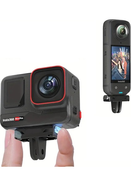 INSTA360 X5, X4, Ace Pro / Pro 2 Manyetik Kamera Tutucu (Quick Release) modelleri