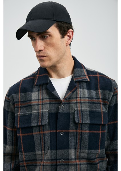 Laon Erkek Basic Gömlek Regular Fit Lacivert