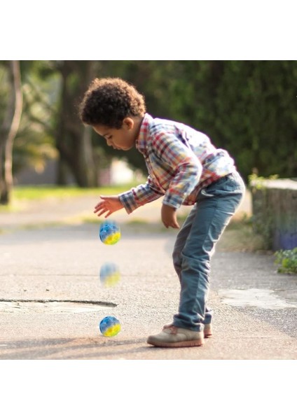 Yükseğe Zıplayan Top Moon Ball Ay Topu Rengarenk 7 cm - 1 Adet fırsatları