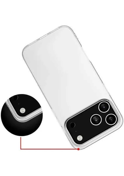 Iphone 17 Pro Max Uyumlu Şeffaf Kılıf Silikon ve Esnek indirimleri