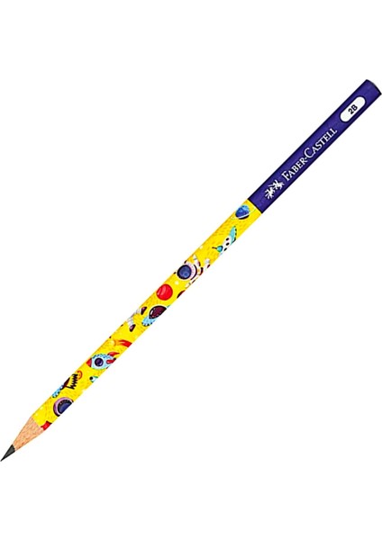 Uzay Macerası 2b Yuvarlak Kurşun Kalem 12 Adet indirimleri