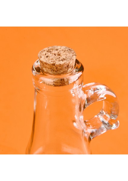 Mantar Kapaklı 2'li Yağlık Seti - Şeffaf / Açık Kahverengi - 250 ml fırsatları