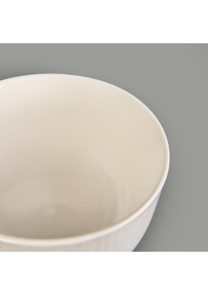 Bade 4'lü Porselen Çerezlik - Beyaz - 8 cm