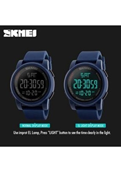 1257 Erkek Kol Saati LED Işıklı Silikon Kasa Silikon Kordon modelleri