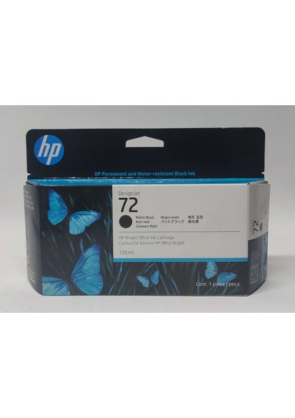 Hp 72 C9403A Matte Black Kartuş 130ML fiyatları
