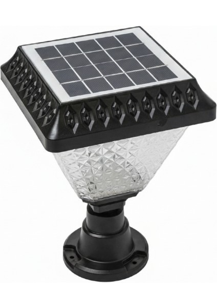KBA790 Set Üstü Solar Bahçe Armatürü 30W Beyaz Işık (Direk & Duvar Üstü Aydınlatma)