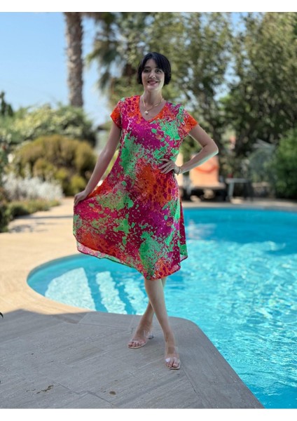 FT179141 Viskon Fethiye Elbise indirimleri