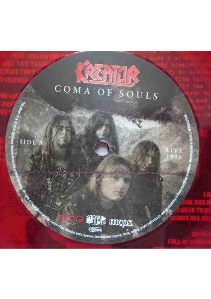 Kreator - Coma Of Souls Plak ( 3 Lp Box, Renkli) fırsatları