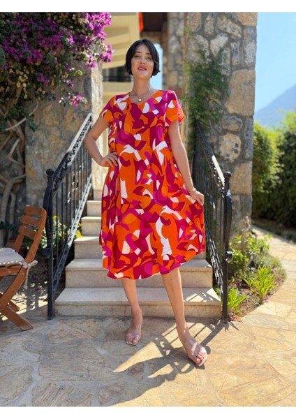 FT179154 Viskon Fethiye Elbise modelleri