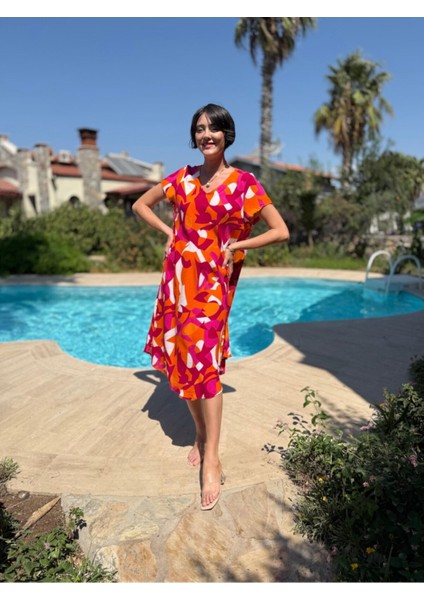 FT179154 Viskon Fethiye Elbise indirimleri