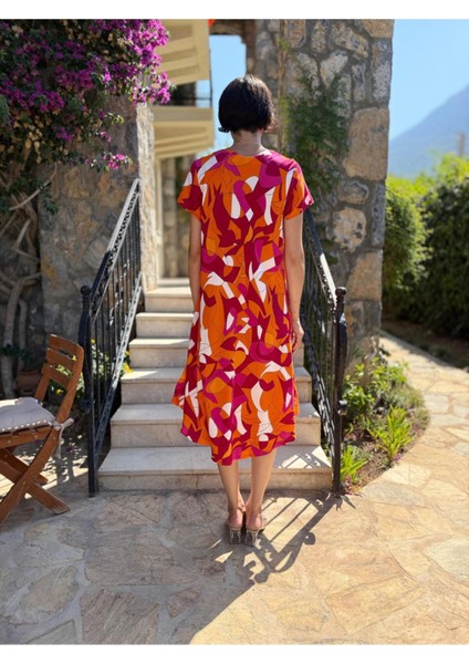 FT179154 Viskon Fethiye Elbise