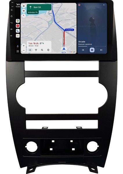 Jeep Comender Android Multimedya Sistemi (2007-2008) CRV4881XP modelleri
