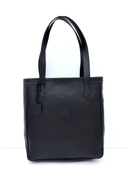 Tove Siyah Hakiki Deri Çanta