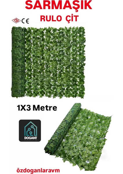 Yapay Yaprak Rulosu, Gizlilik Çiti Plastik Yapraklar Ekranlar Duvar Peyzaj Çitleri Korumalı Bahçe Çit Kafesi 1x3 Metre fiyatları