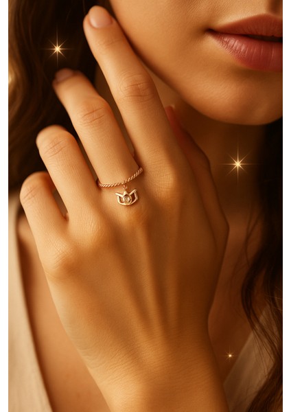 Pırlanta Altın Lale Yüzük