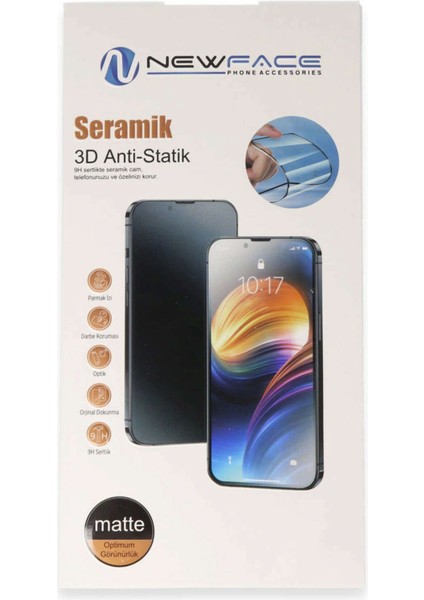 Samsung Galaxy A13 4g 3D Antistatik Mat Seramik Nano Ekran Koruyucu 240090 fırsatları