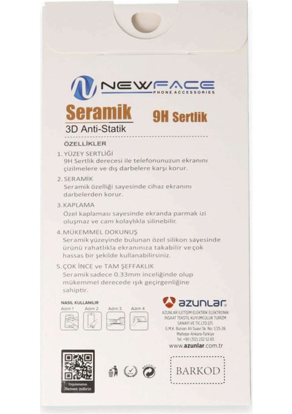 Samsung Galaxy A13 4g 3D Antistatik Mat Seramik Nano Ekran Koruyucu 240090 indirimleri