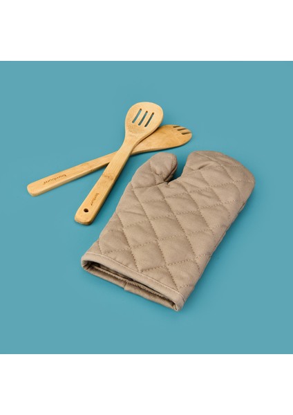 Myhome Gabardin Fırın Eldiveni - Gri - 17X30 cm fiyatları