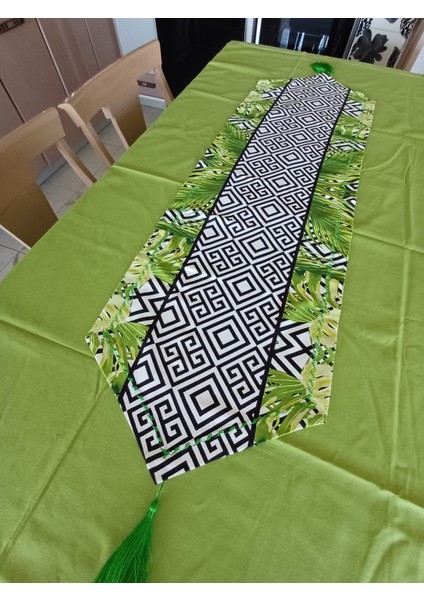 Su Geçirmez Leke Tutmaz Duck Keten Runner modelleri