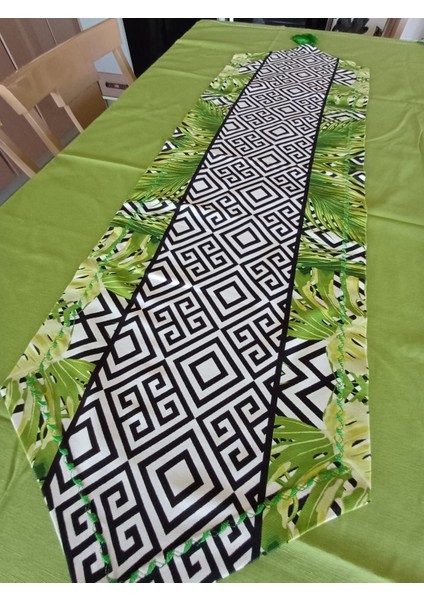 Su Geçirmez Leke Tutmaz Duck Keten Runner fırsatları