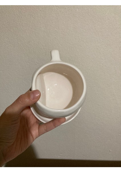 Ceresshop El Yapımı Şirin Charmlı Seramik Mug indirimleri