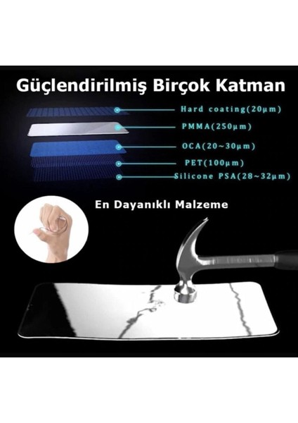 Huawei Y6 2019 Ekran Koruyucu Seramik Nano Cam Esnek Tam Full Kaplayan Kırılmaz indirimleri