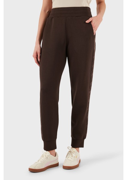 New Victoire Regular Fit Ribanalı Paça Logo Şeritli Pantolon W5YB11KBYE2 Bayan Pantolon W5YB11 Kbye2 G1EB