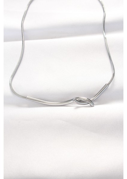 316L Çelik Silver Renk Kolye TG27BKO8528