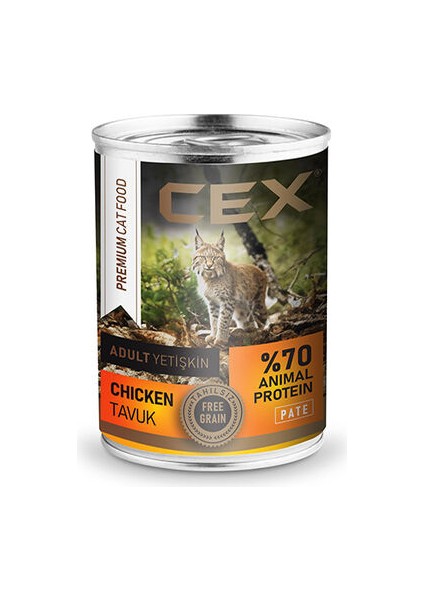 Premıum Adult Cat Chıcken Low Graın 415 Gr*24 Adet