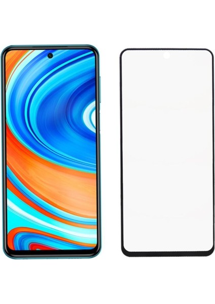 Xiaomi Redmi Note 9 Pro Uyumlu Siyah Seramik Nano Ekran Koruyucu Tam Kaplayan Kırılmaz Esnek Cam