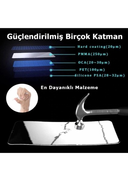 Samsung Galaxy A32 Uyumlu Seramik Nano Cam Esnek Tam Full Kaplayan Kırılmaz Ekran Koruyucu indirimleri