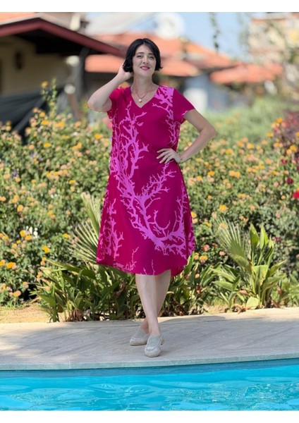 FT179011 Viskon Fethiye Elbise fiyatları