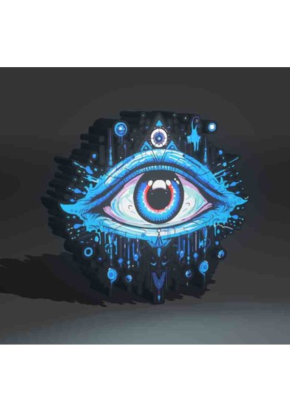 LED Işıklı Sanatsal Göz modelleri