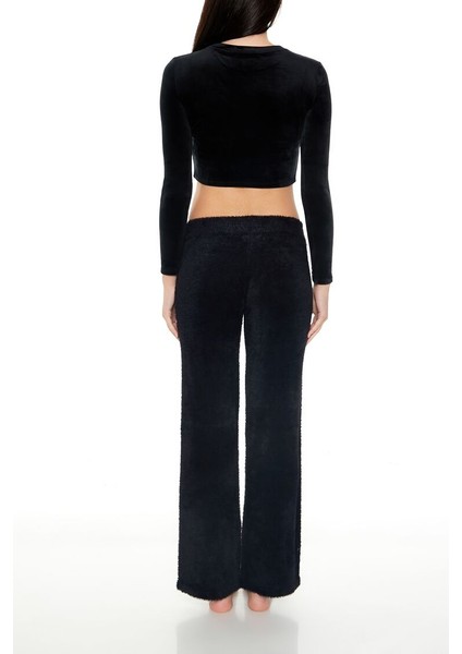 Örgü Flare Pantolon