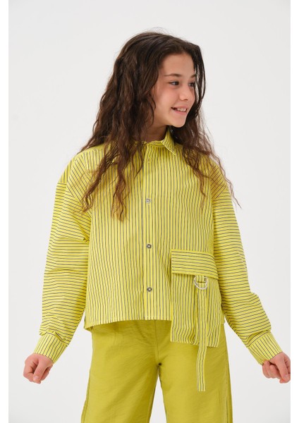 Genç Kız Çocuk Cepli Gömlek fiyatları