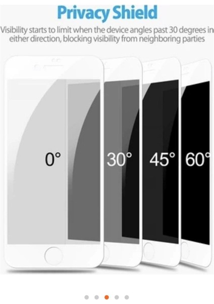 Iphone 8 Beyaz Privacy Kavisli Hayalet Gizlilik Filitreli Full Ekran Koruyucu fırsatları