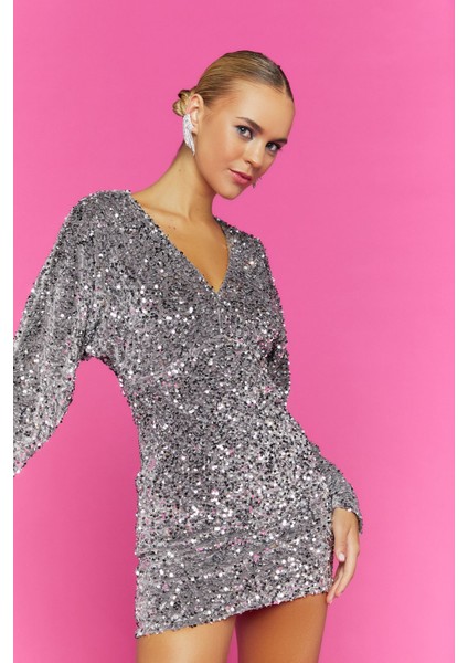 Payetli Mini Elbise fiyatları