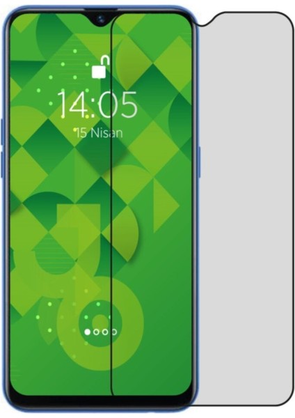 Gizlilik Sağlayan Koruyucu Ekran Oppo A5 2020 Hayalet Cam
