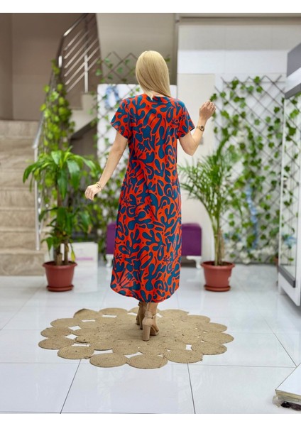 FD17083 Viskon Frida Elbise modelleri